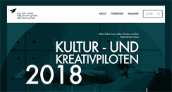 Desktop Screenshot of kultur-kreativpiloten.de