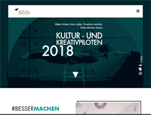 Tablet Screenshot of kultur-kreativpiloten.de